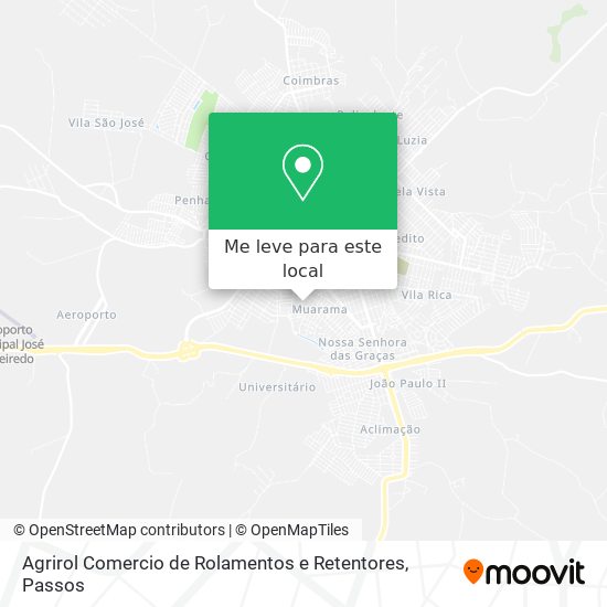 Agrirol Comercio de Rolamentos e Retentores mapa