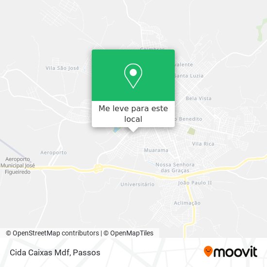 Cida Caixas Mdf mapa