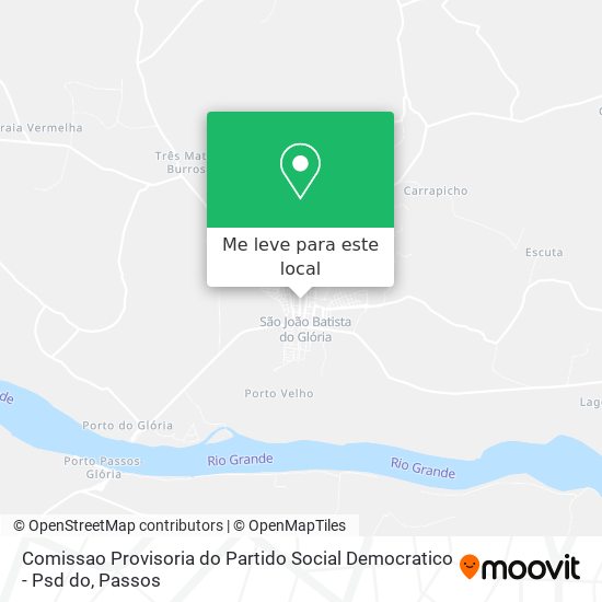 Comissao Provisoria do Partido Social Democratico - Psd do mapa