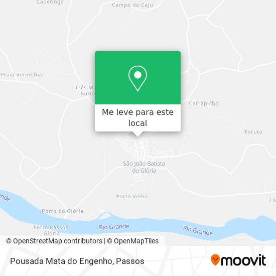 Pousada Mata do Engenho mapa