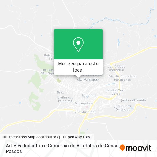 Art Viva Indústria e Comércio de Artefatos de Gesso mapa
