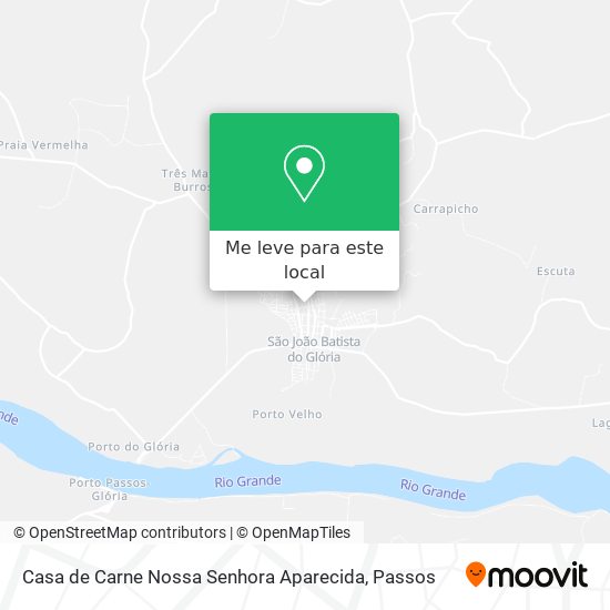 Casa de Carne Nossa Senhora Aparecida mapa