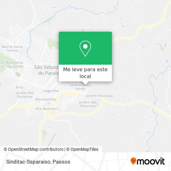 Sinditac-Ssparaiso mapa