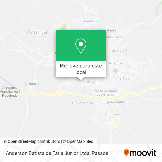 Anderson Batista de Faria Junior Ltda mapa