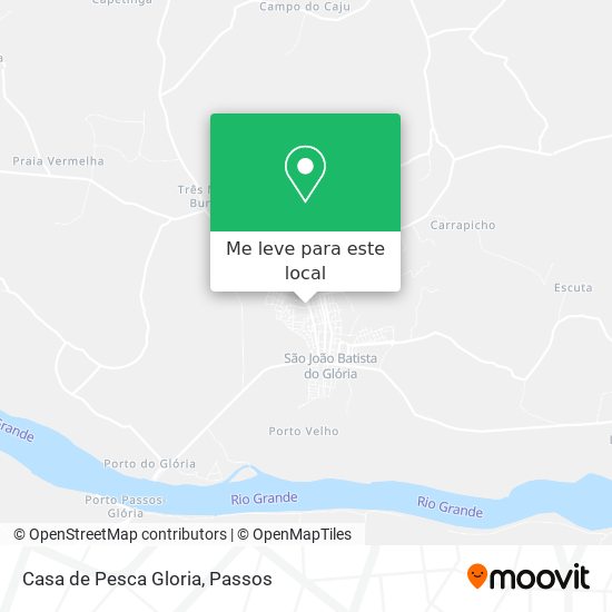 Casa de Pesca Gloria mapa