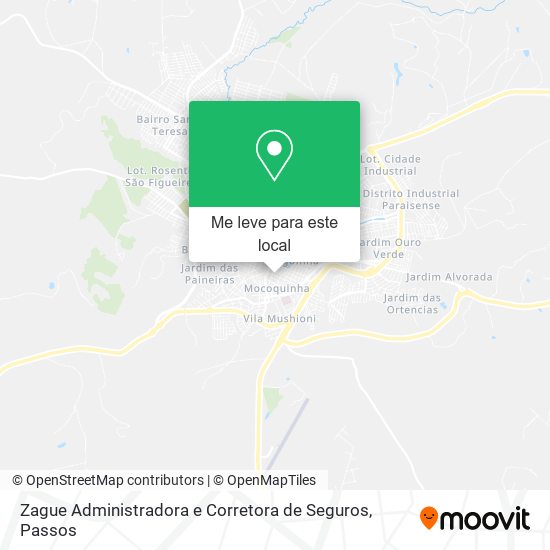 Zague Administradora e Corretora de Seguros mapa