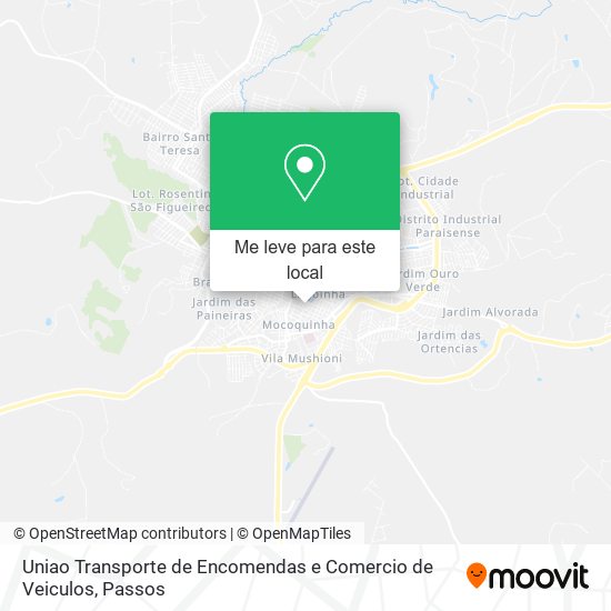 Uniao Transporte de Encomendas e Comercio de Veiculos mapa