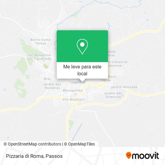 Pizzaria di Roma mapa