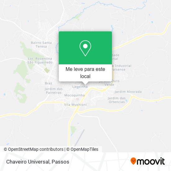 Chaveiro Universal mapa