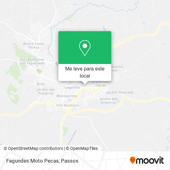 Fagundes Moto Pecas mapa