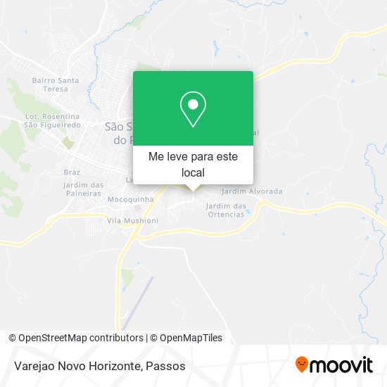 Varejao Novo Horizonte mapa