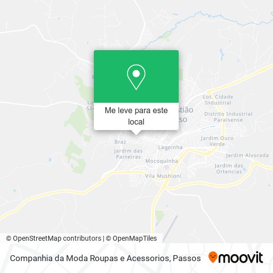 Companhia da Moda Roupas e Acessorios mapa