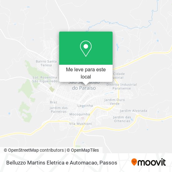Belluzzo Martins Eletrica e Automacao mapa