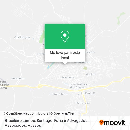 Brasileiro Lemos, Santiago, Faria e Advogados Associados mapa