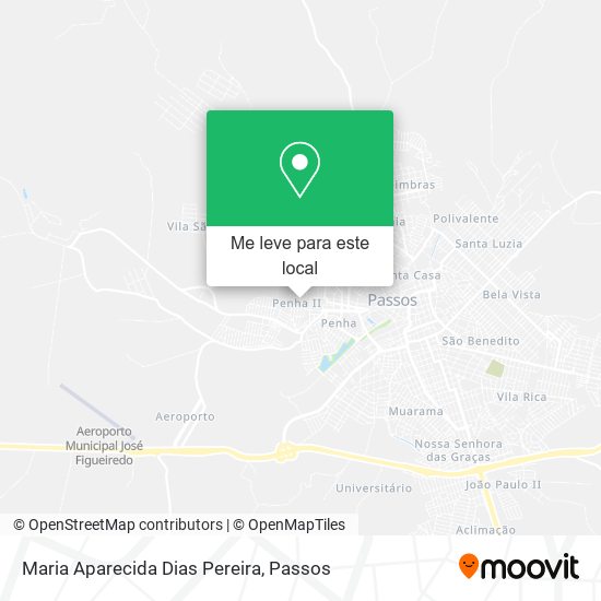 Maria Aparecida Dias Pereira mapa