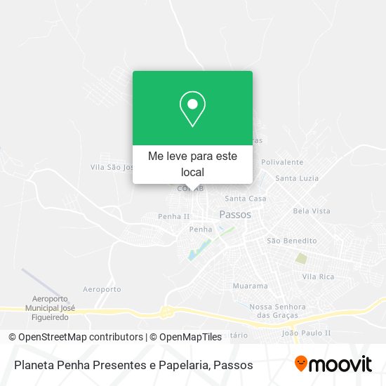 Planeta Penha Presentes e Papelaria mapa