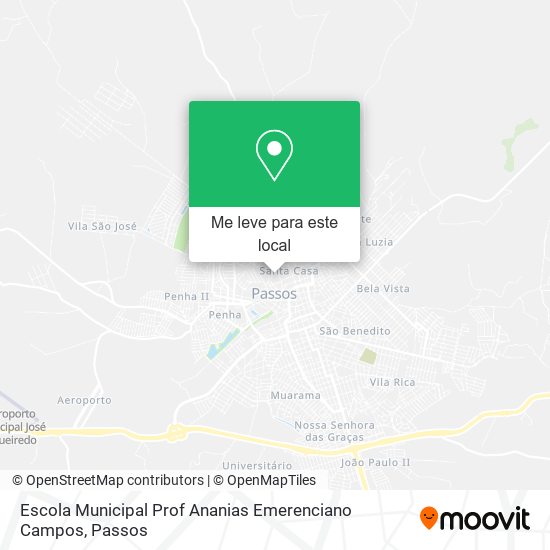 Escola Municipal Prof Ananias Emerenciano Campos mapa