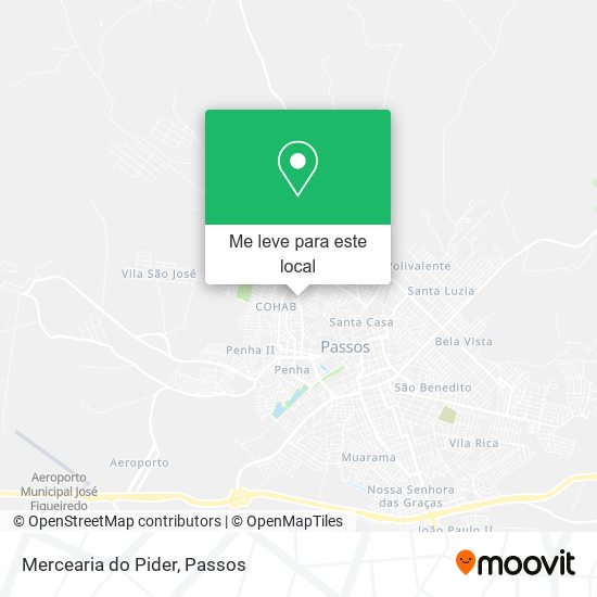 Mercearia do Pider mapa