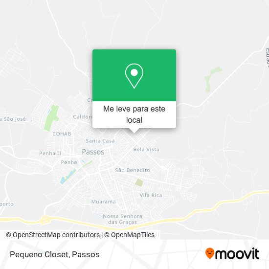 Pequeno Closet mapa