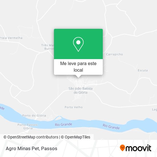 Agro Minas Pet mapa