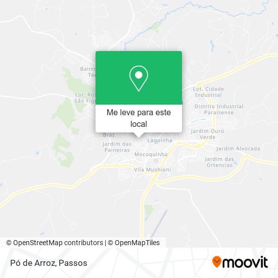 Pó de Arroz mapa