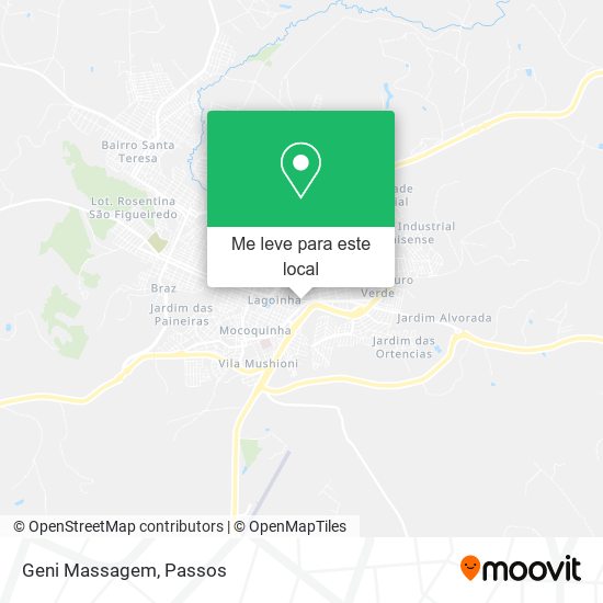 Geni Massagem mapa