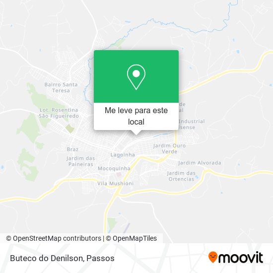 Buteco do Denilson mapa
