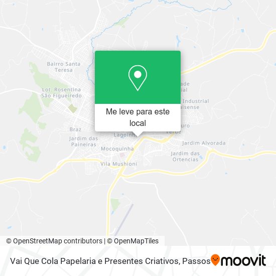 Vai Que Cola Papelaria e Presentes Criativos mapa