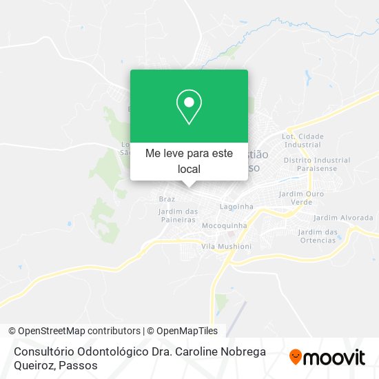 Consultório Odontológico Dra. Caroline Nobrega Queiroz mapa