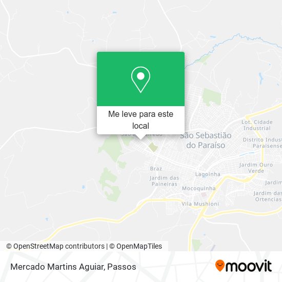 Mercado Martins Aguiar mapa