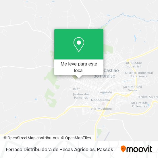 Ferraco Distribuidora de Pecas Agricolas mapa