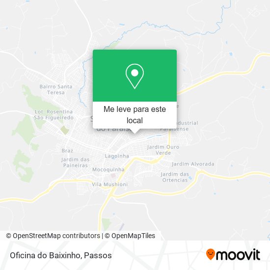 Oficina do Baixinho mapa