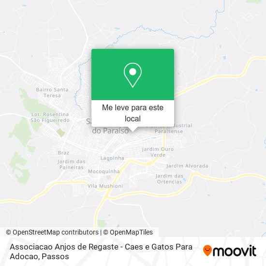 Associacao Anjos de Regaste - Caes e Gatos Para Adocao mapa