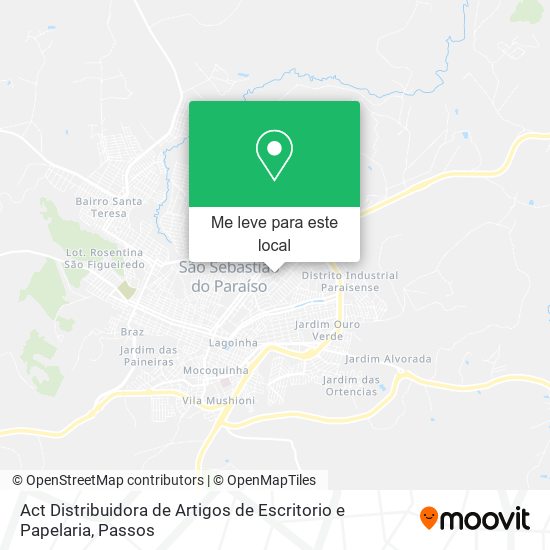 Act Distribuidora de Artigos de Escritorio e Papelaria mapa