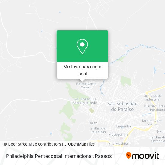 Philadelphia Pentecostal Internacional mapa