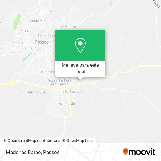 Madeiras Barao mapa