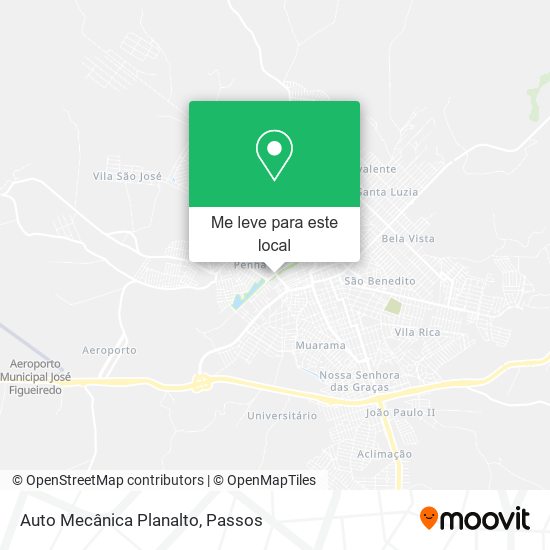 Auto Mecânica Planalto mapa