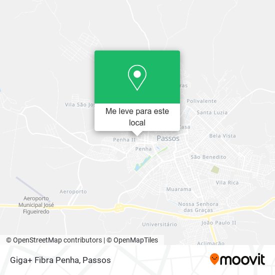 Giga+ Fibra Penha mapa