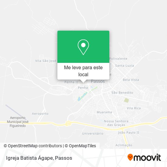 Igreja Batista Ágape mapa