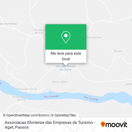 Associacao Gloriense das Empresas de Turismo - Aget mapa