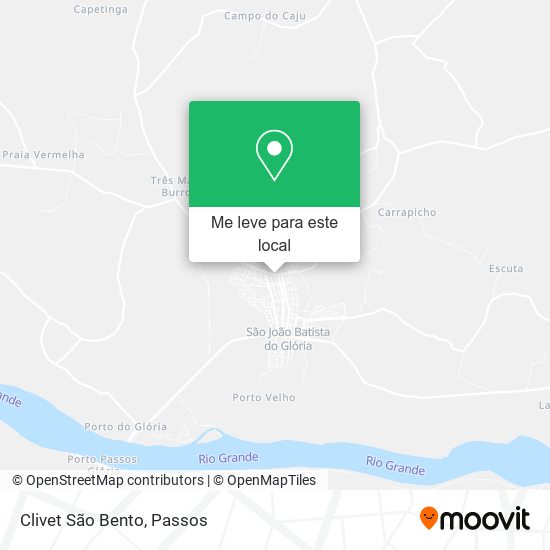Clivet São Bento mapa