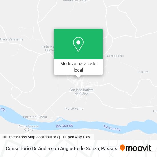 Consultorio Dr Anderson Augusto de Souza mapa