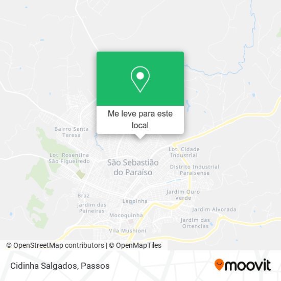 Cidinha Salgados mapa