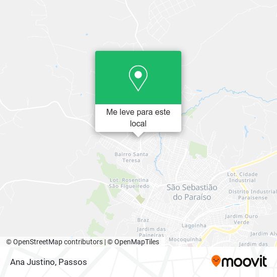 Ana Justino mapa