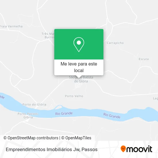 Empreendimentos Imobiliários Jw mapa