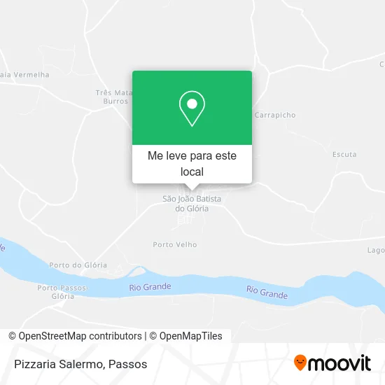 Pizzaria Salermo mapa