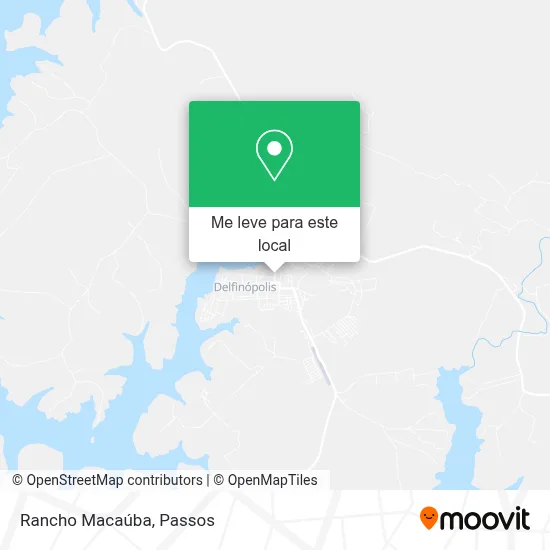 Rancho Macaúba mapa