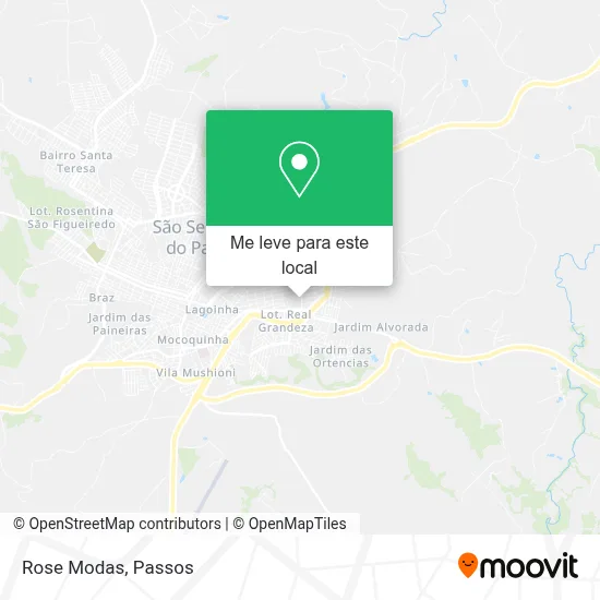 Rose Modas mapa