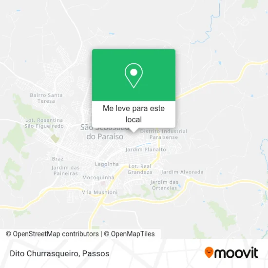 Dito Churrasqueiro mapa