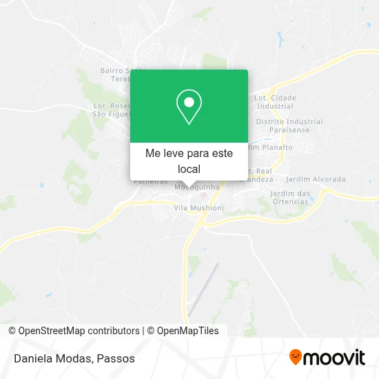 Daniela Modas mapa